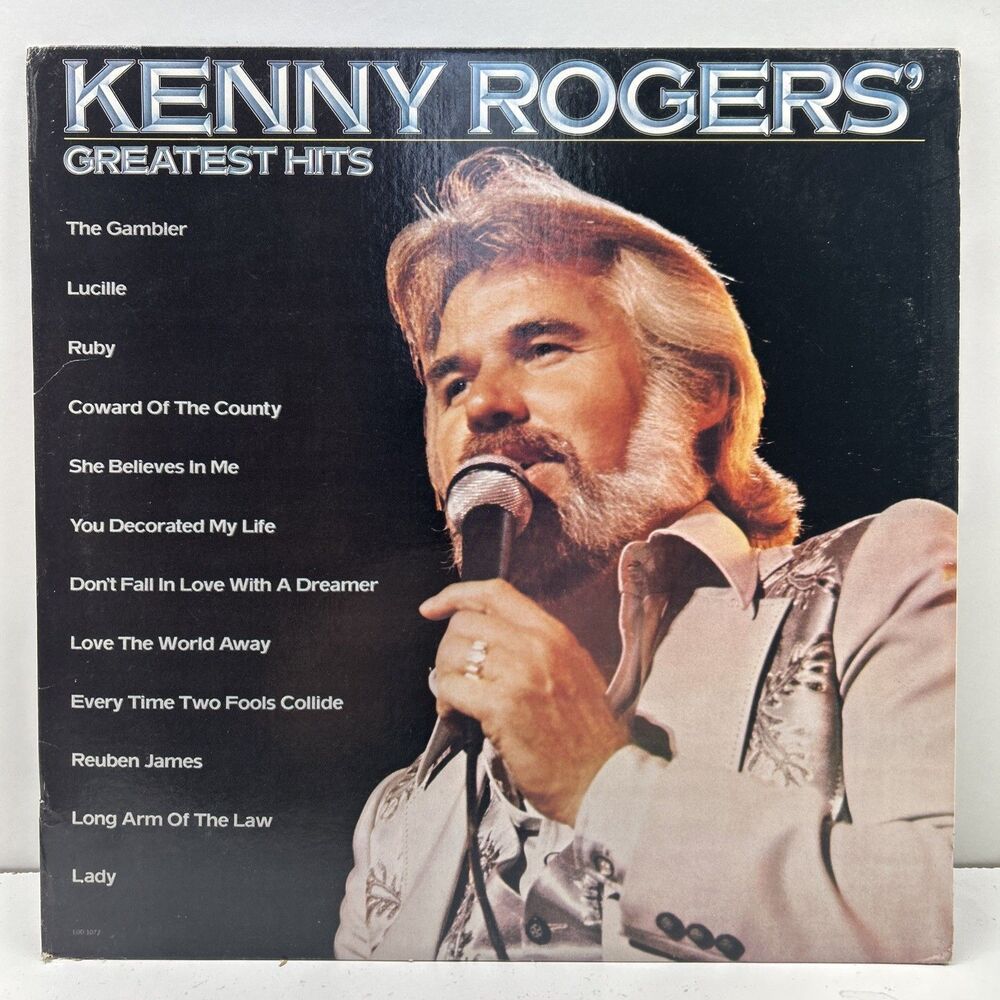 Kenny‎ Rogers Greatest Hits Vinyl LP Album Liberty Records LOO-1072
